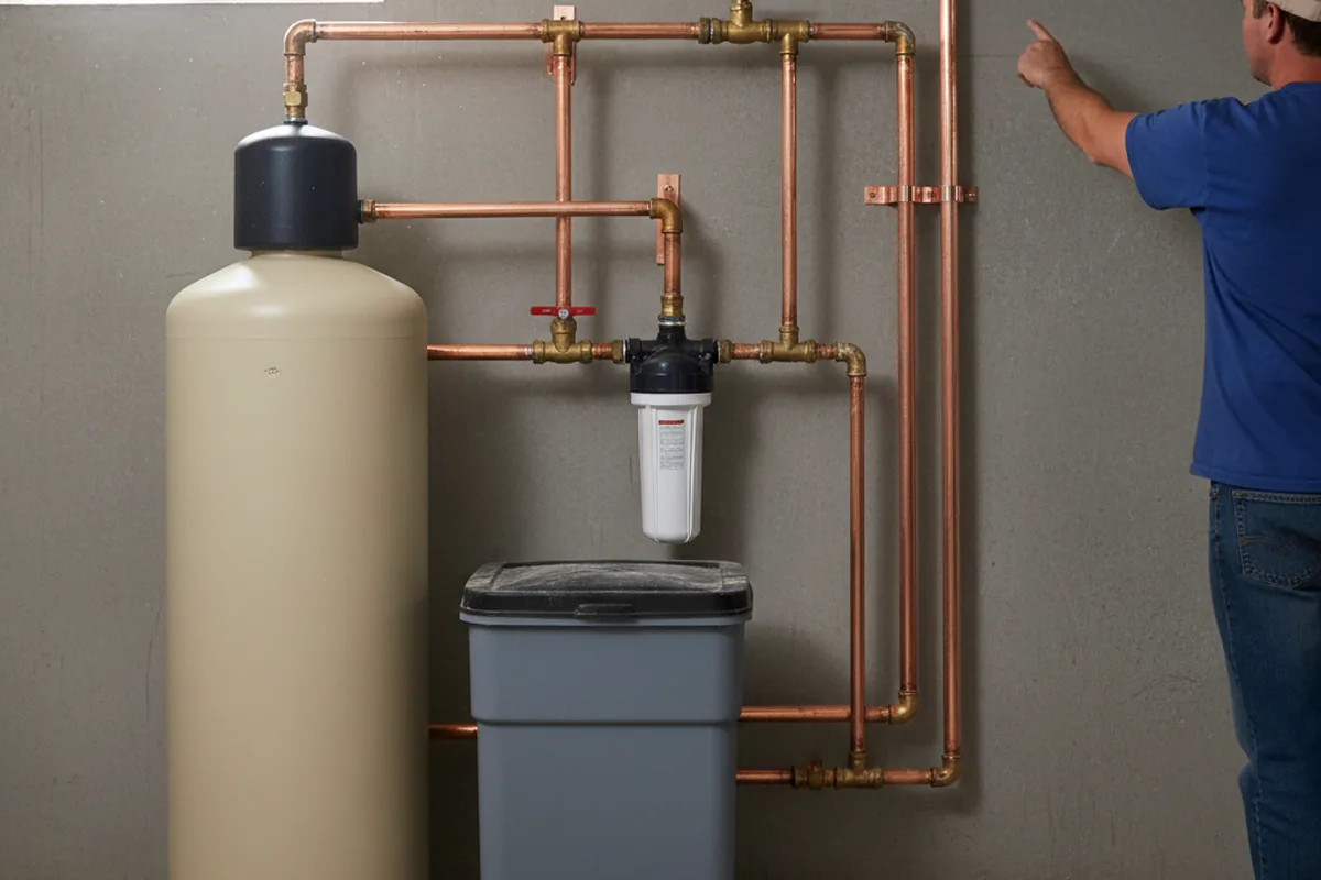 Whole-house water treatment system installed in Hindman